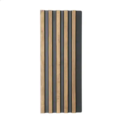 Linha Clássica - Painel Ripado Black Sucupira - barra de 2,85m