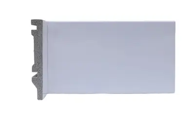 Linha Flat: Rodapé Branco 10cm - BARRA DE 2,25M