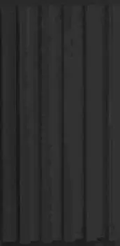 Linha Moderna - Painel Ripado Preto - barra de 2,85m