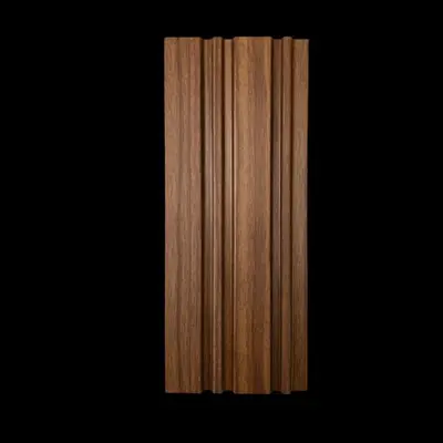 Linha Moderna - Painel Ripado Mogno - barra de 2,85m
